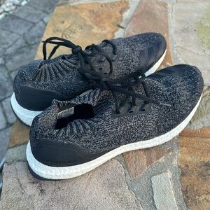 Adidas Ultra Boost charcoal Gray Knit Sneakers- Ladies 8